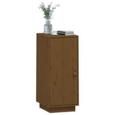 Vidaxl Komoda medeno rjava 34x40x75 cm trdna borovina