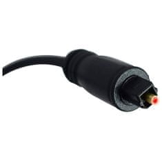 Meliconi Digitalni optični avdio kabel Toslink, zunanji premer 0,4 cm, Digitalni optični avdio kabel Toslink, zunanji premer 0,4 cm z zaščito za plastična vlakna
