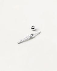 PDPAOLA Elegantni srebrni enojni uhani s cirkoni VERO Silver PG02-726-U