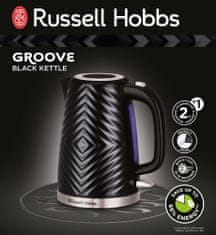 Russell Hobbs Groove grelnik vode, črn
