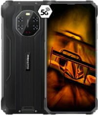 iGET Blackview BL8800 pametni telefon, 8GB/128GB, črn