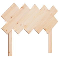 Vidaxl Posteljno vzglavje 104x3x80,5 cm trdna borovina
