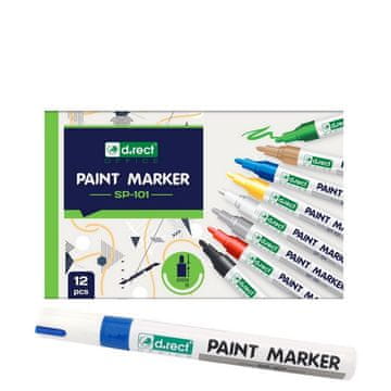 shumee Marker D.rect SP-101 moder oljni 12 kosov.