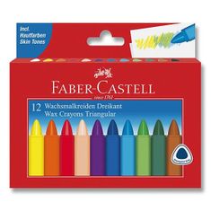 Faber-Castell Faber - Castell Voskovne barvice Grip 12 kosov