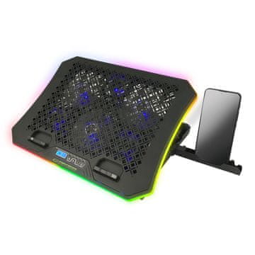 slomart Hladilna podloga za prenosnik Esperanza GALERNE RGB 22"
