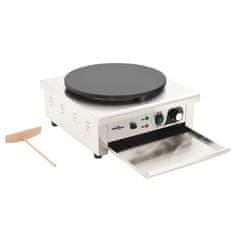 Vidaxl Električni aparat za palačinke in izvlečni pladenj 40 cm 3000 W