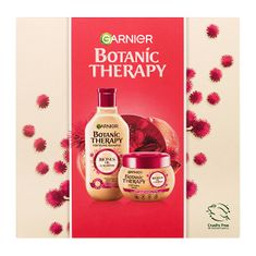 Garnier Botanic Therapy Ricinus Oil & Almond darilni set krepilne nege za šibke in krhke lase