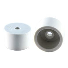 Gumijasti fermentacijski zamašek ¤33/29 mm bele barve