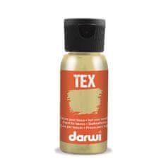 Darwi TEX barva za tekstil - Kovinska zlata 50 ml