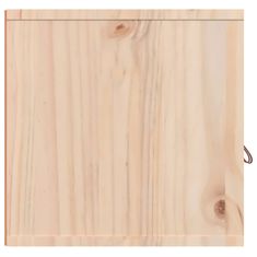 Vidaxl Stenska omarica 2 kosa 80x30x30 cm trdna borovina