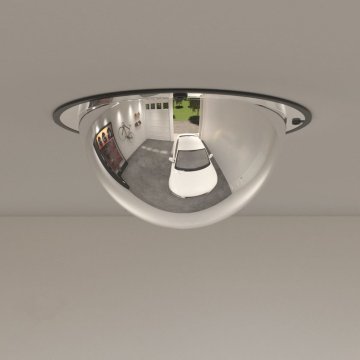 Vidaxl Panoramsko prometno ogledalo Ø40 cm akril
