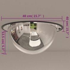 Vidaxl Panoramsko prometno ogledalo Ø40 cm akril