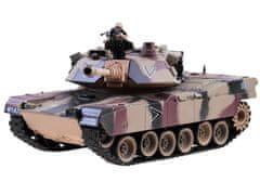 JOKOMISIADA Realistic Us M1a2 Tank Shoots +Pilot Rc0252mo