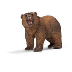  Schleich medved, grizli, 6.5 x 11 x 4.5 cm 