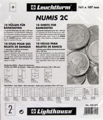 Leuchtturm Vložni listi za bankovce, refil Numis 2C, 338575