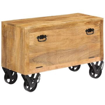 Vidaxl vidaXL Omarica za čevlje 86x35x55 cm masiven mangov les