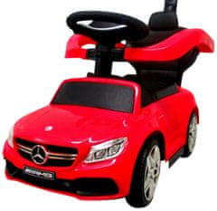 MERCEDES R-Sport Otroški poganjalec Mercedes AMG C63 2v1 Rdeč