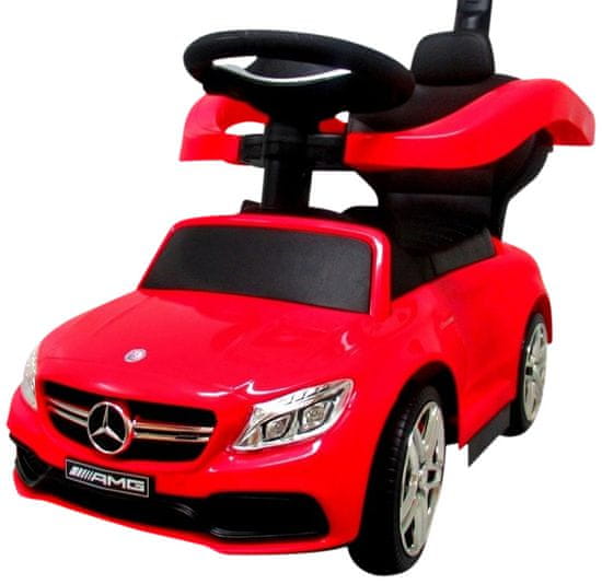 MERCEDES R-Sport Otroški poganjalec Mercedes AMG C63 2v1 Rdeč