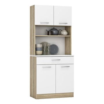 KONDELA Domov Novo štirivratna omarica