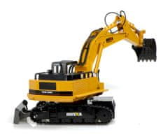 WOWO RC buldožer H-Toys 1510 - 11CH 2,4 GHz 1,16 daljinsko voden bager