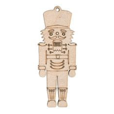 Rayher.	 Lesena figura Hrestač 3x8 cm, 4 kosi