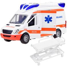 JOKOMISIADA Ambulanca + nosila Ambulanca z zvokom ZA3835