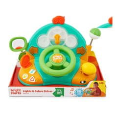 Bright Starts Lights & Colors Driver Musical Steering Wheel Toy 6m+ - mešanica različic in barv