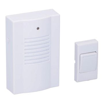 Northix Wireless Doorbell, 16 Sounds - White