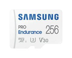 Samsung PRO Endurance/micro SDXC/256GB/100MBps/UHS-I U3/Class 10/+ Adapter