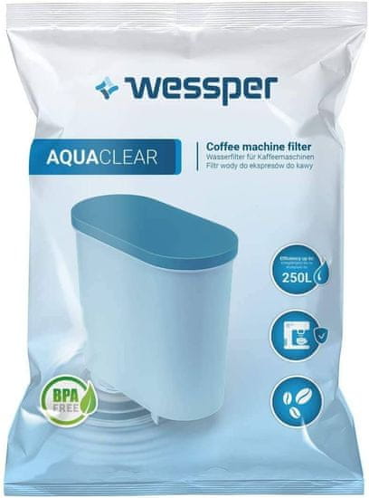 Wessper AquaClear vodni filter za kavne aparate Saeco in Phillips CA6903 -