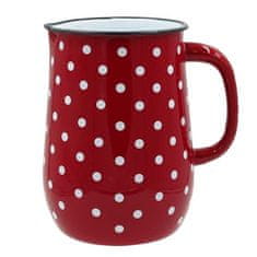 EMAJLIRAN VRČ 2,5 L DEKOR POLKA DOT