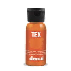 Darwi TEX barva za tekstil - Oranžna 50 ml