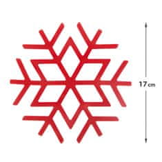 Family Silikonska podloga za vroče lonce v obliki snežinke 17cm
