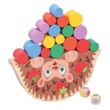 Northix Balansspel i Trä - Igelkott