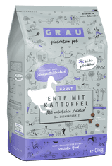 Grau Generation Pet Adult Sensitive suha hrana, raca & krompir, brez žit, 3 kg