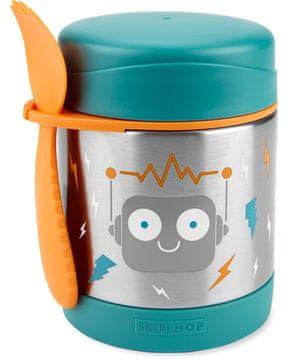 Skip hop Termos za hrano Spark Style z žlico/vilicami Robot 325 ml, 3r+