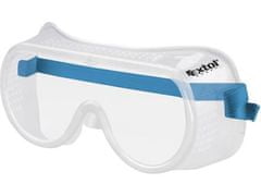 Extol Craft Extol Craft zaščitna očala (97303) z neposrednim prezračevanjem, univerzalna velikost, prozorna, polikarbonatni ploščati vizir razreda F
