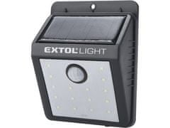 Extol Light Zunanja stenska svetilka Extol Light (43130) s senzorjem gibanja, 120 lm, solarno polnjenje