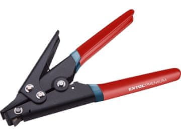 Extol Premium Klešče 8856100 rokovanje s kabelskimi vezicami/kabelskimi vezicami, do maks. širine traku 10 mm