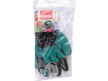 Extol Premium Rokavice Extol Premium 8856662 vrtnarske rokavice iz poliestra z lateksom in kremplji na desni roki, velikost 9&quot