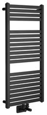 AQUALINE AQUALINE TONDI Jekleni Radiator 450x970 mm Črna Mat, Stredinsko Priključevanje