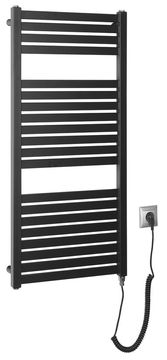 AQUALINE Električni radiator TONDI-E 450x970 mm, 300 W, črna mat