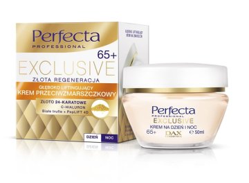 DAX Perfecta Exclusive 65+ krema proti gubam, globinski lifting, dan in noč, 50 ml
