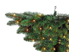LAALU.cz Viseča umetna novoletna jelka Sirius 120 cm z LED OSVETLItvijo