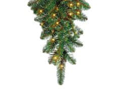 LAALU.cz Viseča umetna novoletna jelka Sirius 120 cm z LED OSVETLItvijo