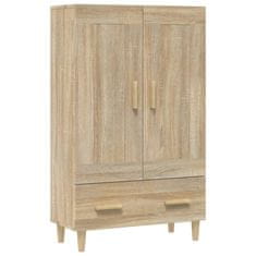 Vidaxl Visoka omarica sonoma hrast 70x31x115 cm inženirski les