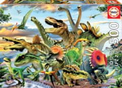 Educa Puzzle Dinozavri 500 kosov