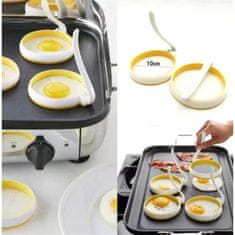 hurtnet Set dveh silikonskih modelov za pečena jajca