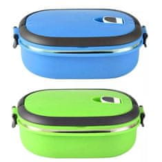 hurtnet Prenosna ovalna termo posoda za hrano Lunchbox 0,5L