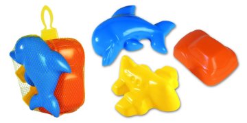 Teddies DOHÁNY Kalupi za pesek 3 kosi